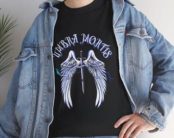 Mercancía de Umbra Mortis, Regalo de Crescent City, Hunt Athalar, Colores cómodos, Camiseta de Umbra Mortis Hunt, Mercancía de Sarah J Maas, Camiseta de Crescent City