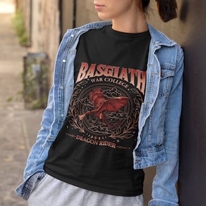 Fourth Wing Shirt, Basgiath War College Shirt, Fourth Wing Merch, Riders Quadrant Shirt, Dragon Rider Shirt, Violet Sorrengail,Xaden Riorson