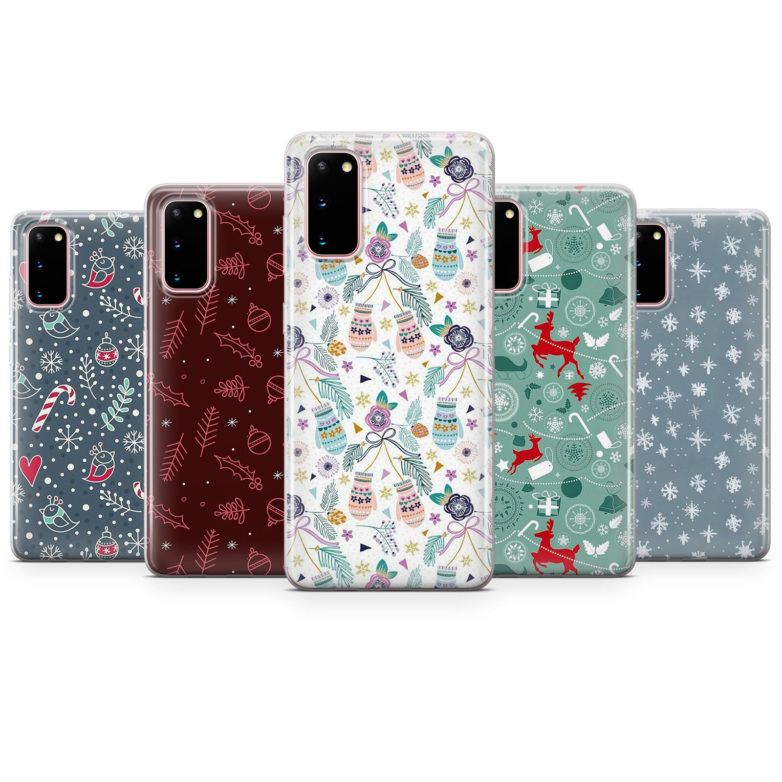 Winter Phone Case Christmas Cozy Gel Cover for iPhone 7 8 Etsy