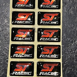 FORD ST Mini Sticker Decal Emblem Badge Wheel Button Dash X 5