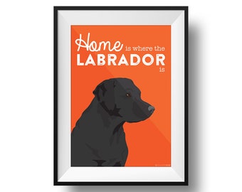 Labrador Print | Fine Art | Colour | Wall Art | Interiors | Dog Lovers | Animals Lover | Decor | A4 | A3 | A2