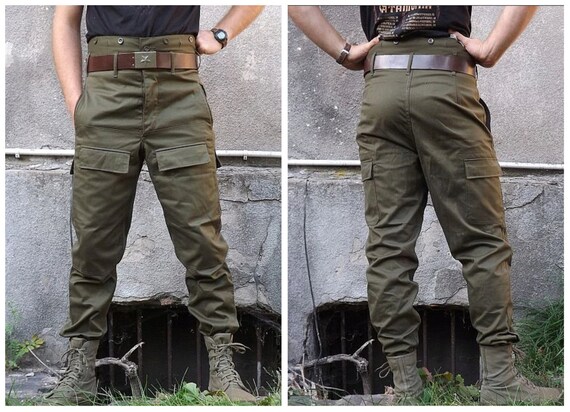 Military trousers 1991, genuine cargo army pants,… - image 4