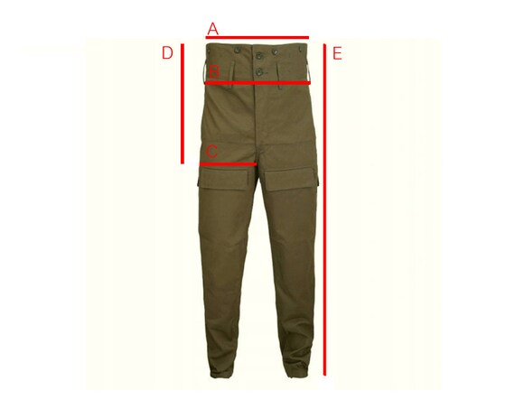 Military trousers 1991, genuine cargo army pants,… - image 2