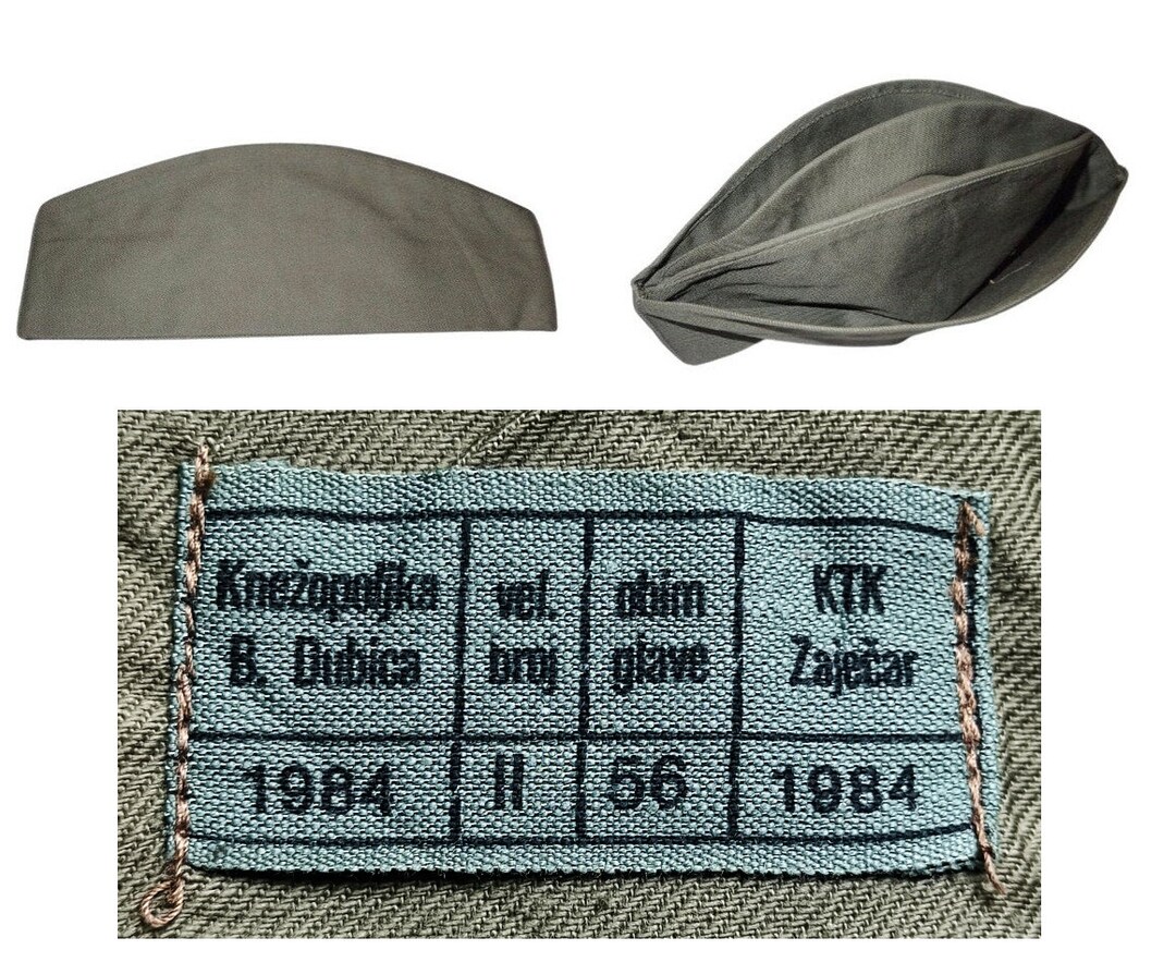Yugoslavian Army Forage Cap, 1984 Sarajevo Zajecar Hat