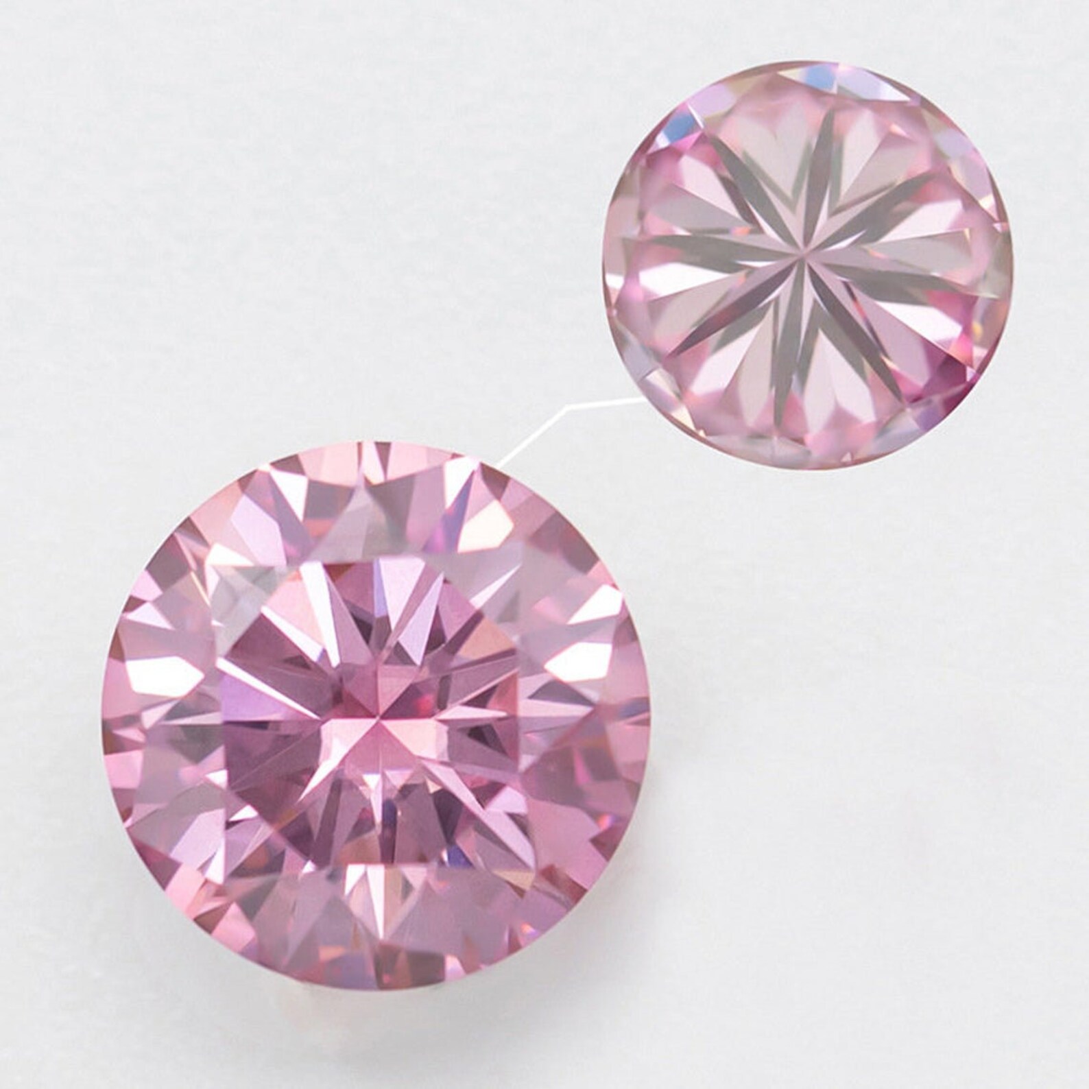 Purple Moissanite Stone 5.00mm to 9.50mm Round Cut VVS1 | Etsy