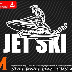 Cool Jet Ski Sports, Skiing svg, Jet Ski Svg - Digital Download
