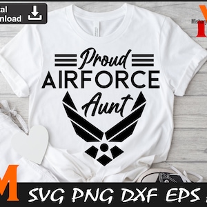 Proud Air Force Aunt, Us Air Force svg, Air Forces svg, Airforce svg - Air Force SVG, Veteran Clipart, US Flag Svg for Armed Forces