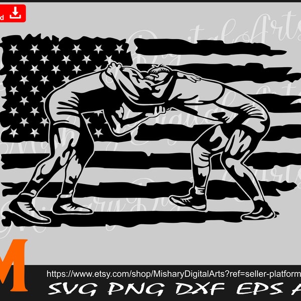 Wrestling Svg Etsy