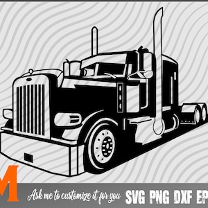 Silhouette #2 Trucker Svg - Trucker Cut File, Png, Vector, Trucker Cut file SVG for Truck Lovers