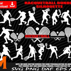 Racquetball Bundle svg, Racquetball svg,  Racquetball svg, Bundle svg - Cut and Print Digital Instant Downloads