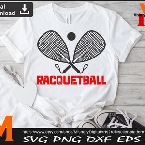 Racquetball Racquet svg, Racquetball svg, Racquet svg, Racquetball Sports svg - Digital Downloads