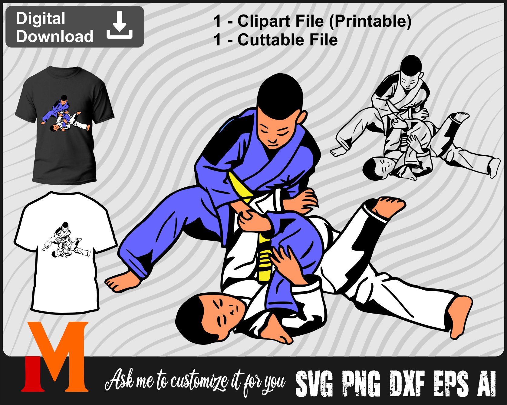 Wall Décor Home Décor Prints Martial Arts svg Vector American Flag svg