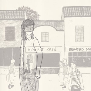 Short comic/ graphic novel/ PDF comic/ digital download &#39;July&#39;