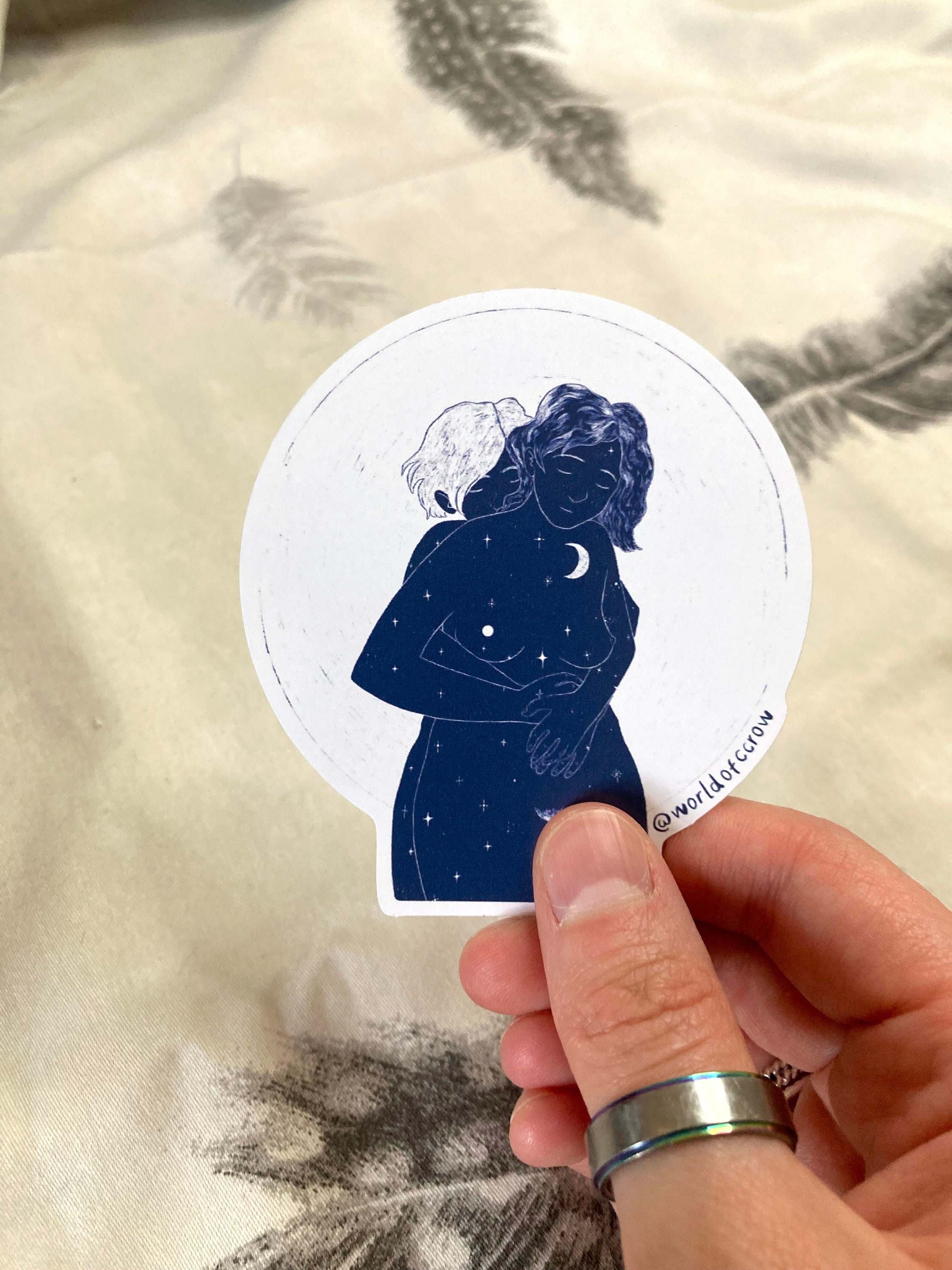 Lesbian/Queer-Moon Sticker-LGBTQIA+