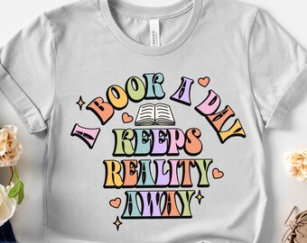 Funny Book Lover Shirt, Bookworm Tshirt, Book Lover Gift, Funny Reading Tee, A Book A Day, Retro Book Club Shirt,Book Nerd Librarian T Shirt