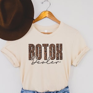 Botox Dealer Leopard Print Shirt, Nurse Injector Tee, Aesthetic Esthetician Tshirt, Cosmetic Dermatology, Lip Filler Artist, Dermatologist