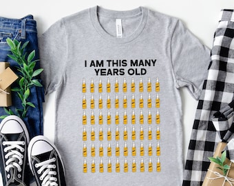 Funny 60th Birthday Beer Shirt, Gift for Dad