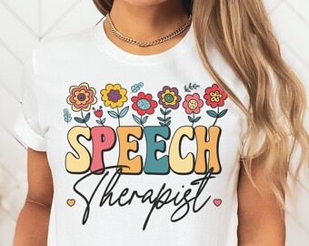 Speech Therapy Shirt, Speech Pathologist Tshirt, Slp Gift, Language Pathologist, Retro Speechie Tee, Speech Language Grad, Slp To Be