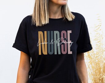 Krankenschwester Shirt, Krankenschwester Shirt, Krankenschwester Shirt, Krankenschwester T-Shirt, Boho Postpartum Tshirt, Baby Krankenschwester Shirt, Mutter Baby Krankenschwester, Ob Nurse
