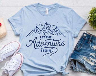 Camiseta de aventura – Camiseta gráfica de montaña, regalo para amantes de la naturaleza