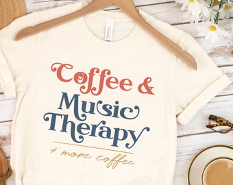 Music Therapy T-Shirt, Music Teacher Gift