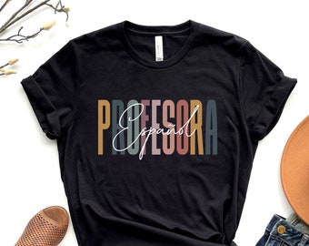 Maglietta Profesora Español, regalo per insegnanti di spagnolo