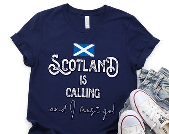 Camiseta Love Scotland, Camiseta de viaje sobre la herencia escocesa