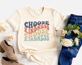 Retro Choose Kindness Shirt, Be Kind Tee, Choose Kindness Shirt, Kindness Matters, Mental Health,Mental Health T-Shirt,Retro Be Kind,Teacher