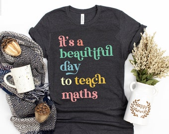 T-Shirt Bambino Con Tabellina Moltiplicazione Arcobaleno &ndash; 100% Cotone &ndash; Educativa E Divertente