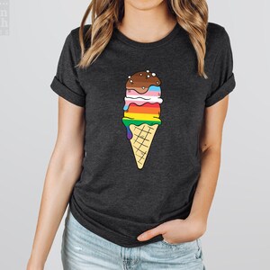 LGBTQIA Pride Shirt, Ice Pops Tshirt, Ice Cream Popsicle, Pride Month, Gay Pride Rainbow,Transgender, Bisexual,Pansexual,Lesbian Pride Lgbtq