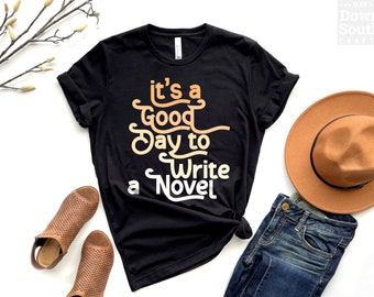 Novel Writer T-Shirt, Gift for Novelist, Author Shirt