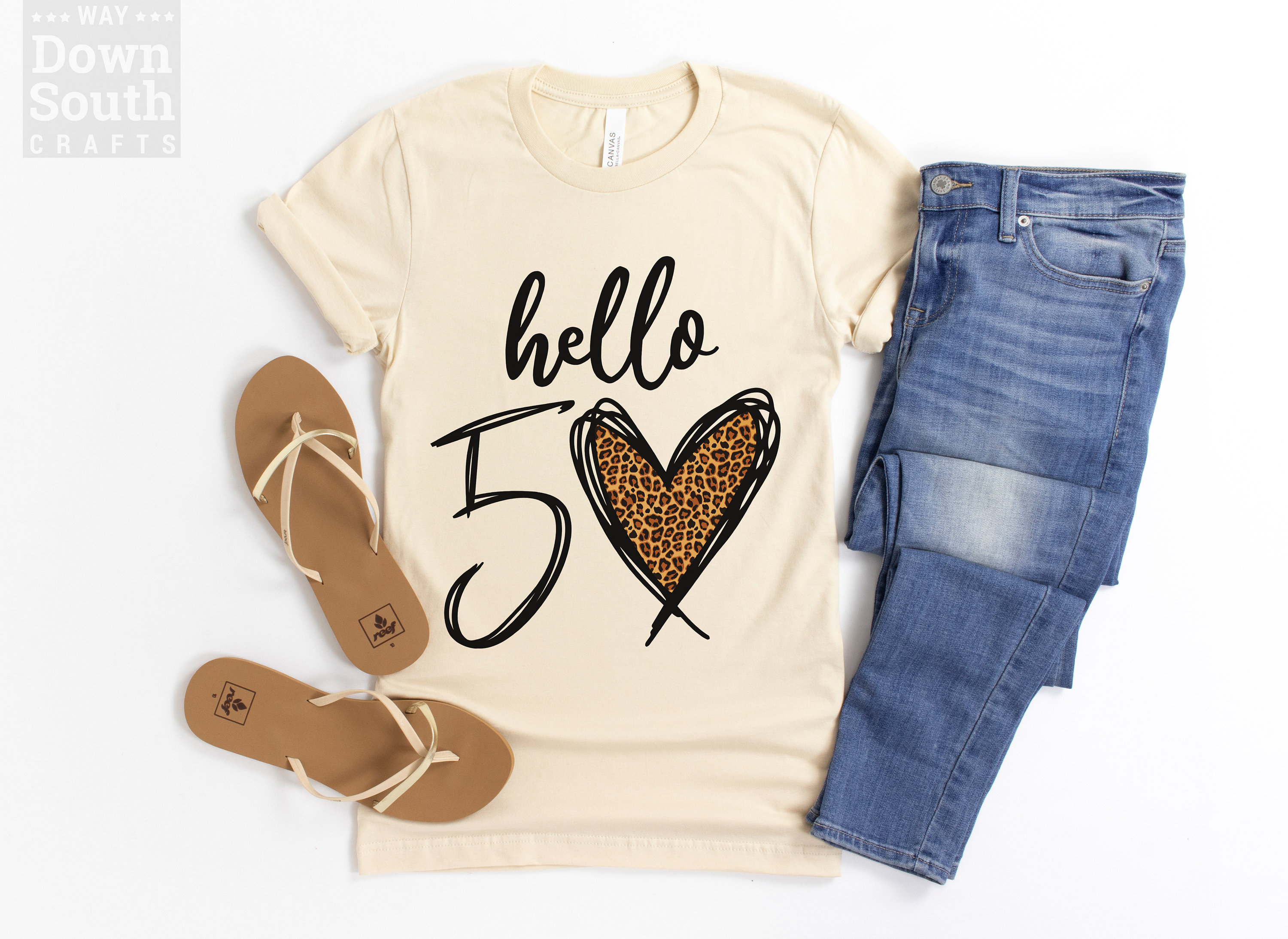 Hello 50 T-shirt 50 Th Birthday Tee Shirt 50 Shirts for | Etsy