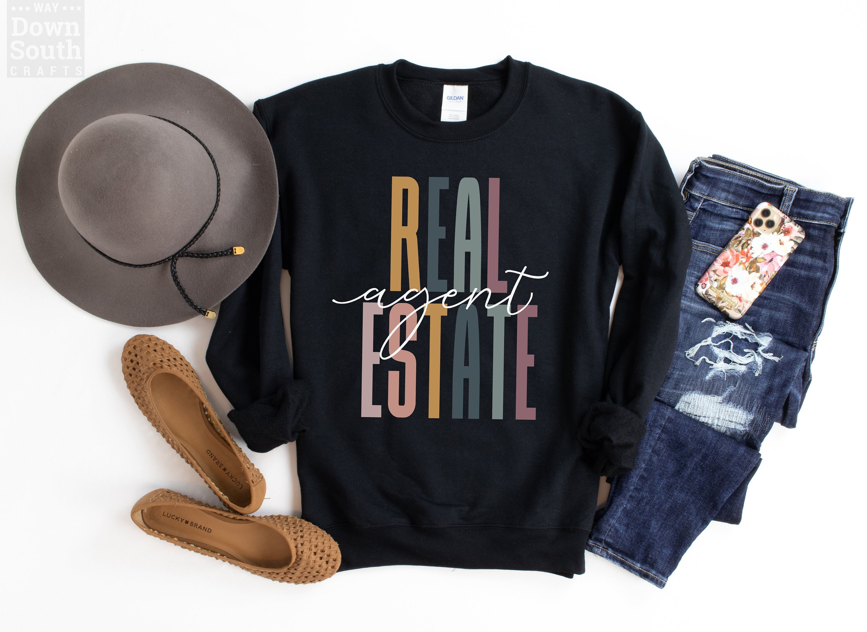 Real Estate Sweater, Real Estate Agent Sweatshirt, Real Estate Life, Women For Her, Licensed To Sell, Gift For Realtor, Agent Gift Closing
