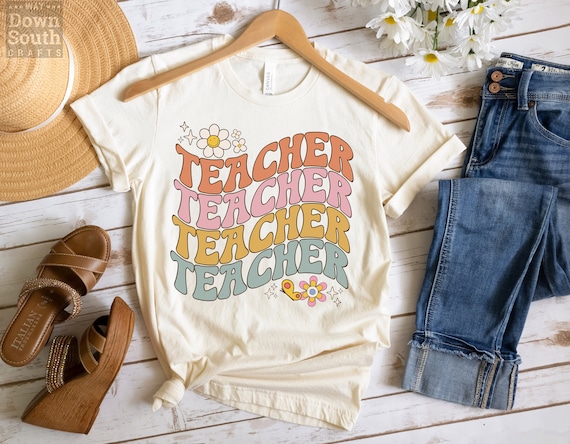 Camiseta de maestro retro, linda camisa de maestro, camiseta de