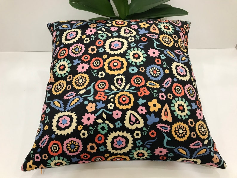 Vintage Decor Velvet Pillowcase Cotton ikat Silk Zippered Bohemian Decor Velvet ikat Double Side Cushion Cover Natural Pillow 20x20 50x50cm