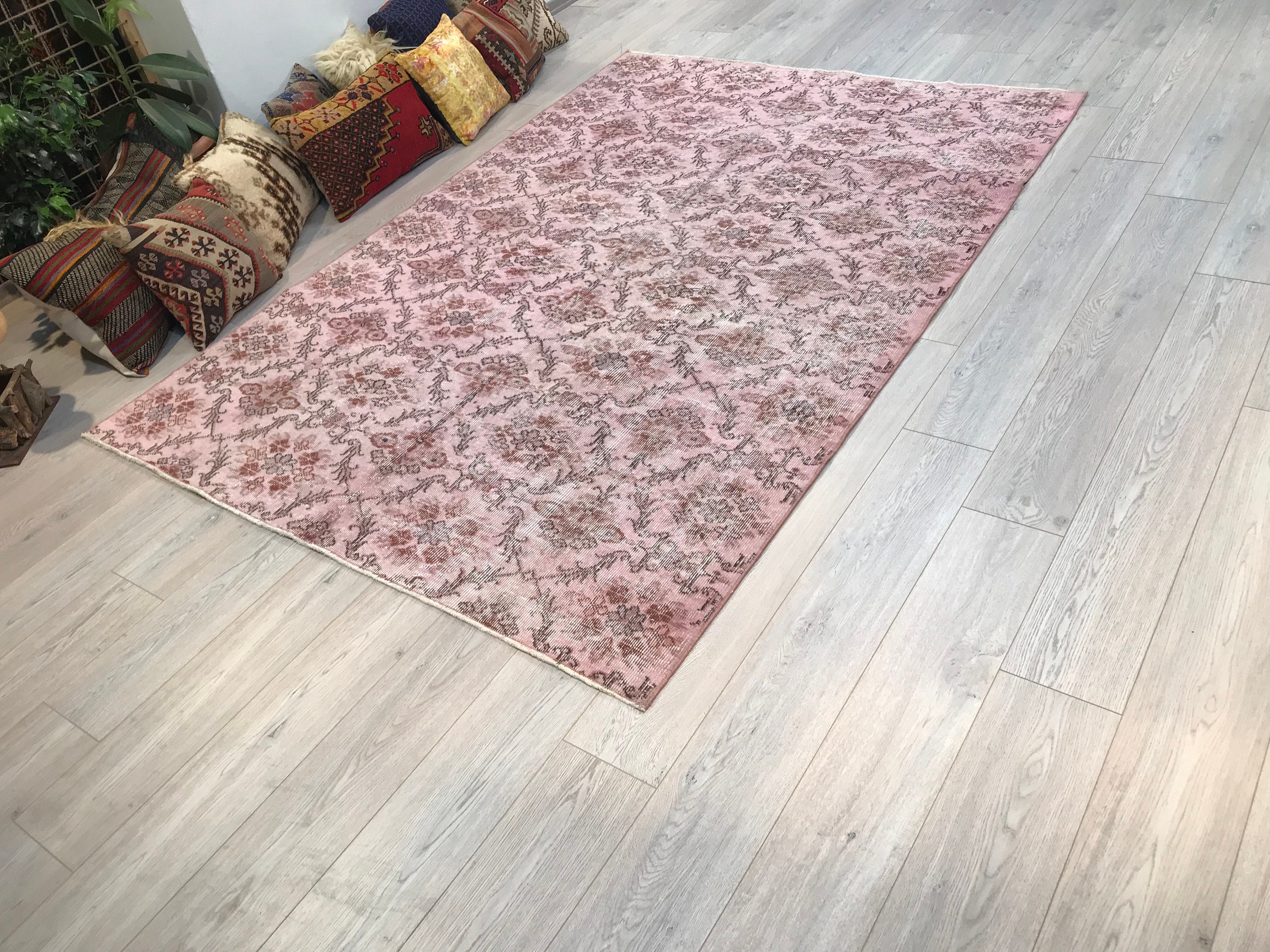 5'9'' x 8'2'' Verblasster Rosa | Etsy