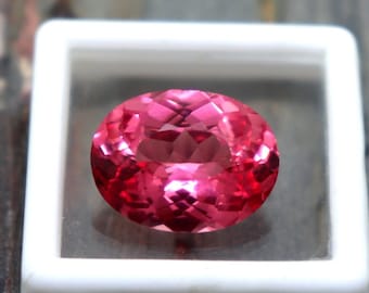 Earth Mined  Pink Padparadscha Sapphire Loose Stone 10.5Ct Oval Cut Certified Padparadscha Sapphire AAA Quality Faceted Stone Sapphire Ring