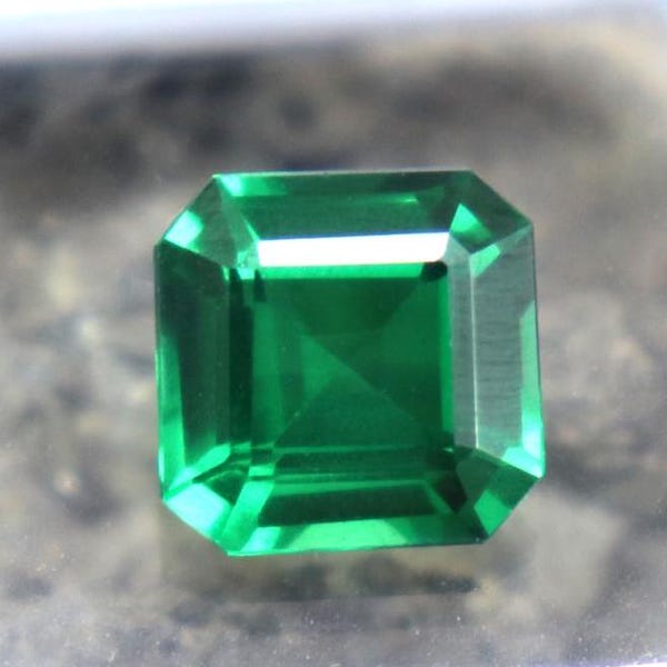 Natural Green Emerald Loose Stone Radiant Cut Emerald Gemstone 6ct Faceted Emerald Unheated Untreated Stone Certified Emerald Ring Size