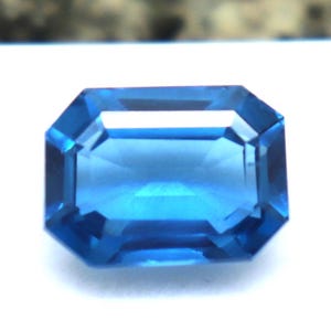 Natural Kashmir Sapphire Gemstone Loose 10CT Emerald Cut Blue Sapphire Stone Ring Size Pendant Size Sapphire Best Quality In Best OFFER EVER