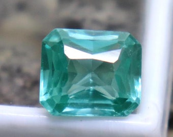 Genuine Tourmaline Emerald Cut 7Carat Certified Tourmaline Loose Stone Unheated Untreated Tourmaline Faceted Tourmaline Ring Size AAA