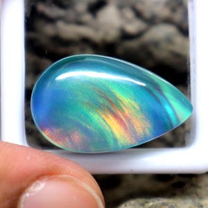 Very Precious Multi Color Flash Opal AAA Gemstone 13.2Ct Loose Certified Opal Unheated Untreated Natural Opal Cabochon Gemstone Gift For Her