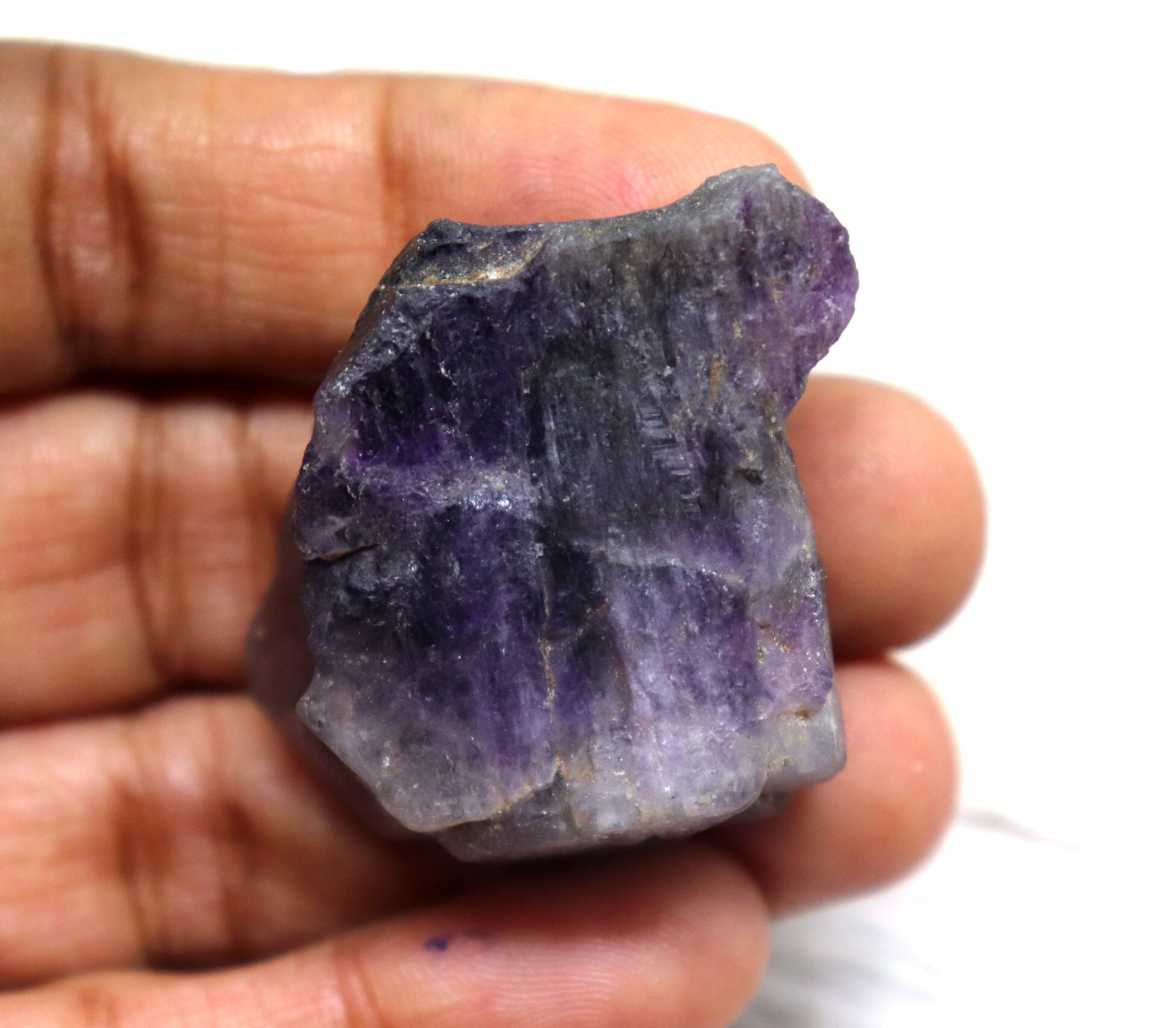 137.5CT Chunk Rough Amethyst Real Gemstone Unheated Untreated Amethyst ...