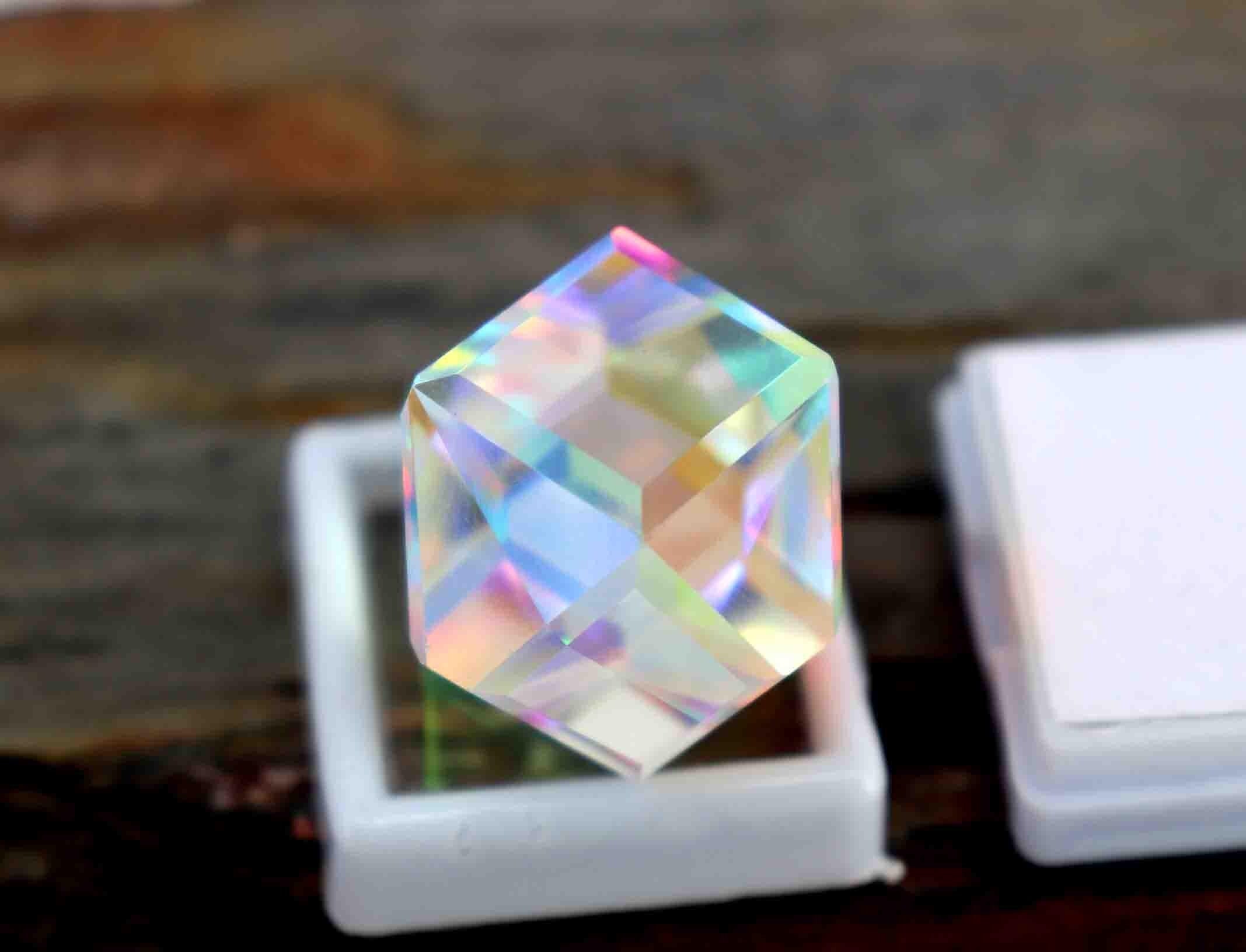 Rainbow Color Mystic Topaz Gemstone Natural Mystic Topaz Loose