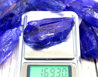 Earth Mined Rough Blue Sapphire Gemstone 120-300ct Raw Rough Sapphire Unheated Untreated Rough Chunk Certified Sapphire Raw Rough Gemstone