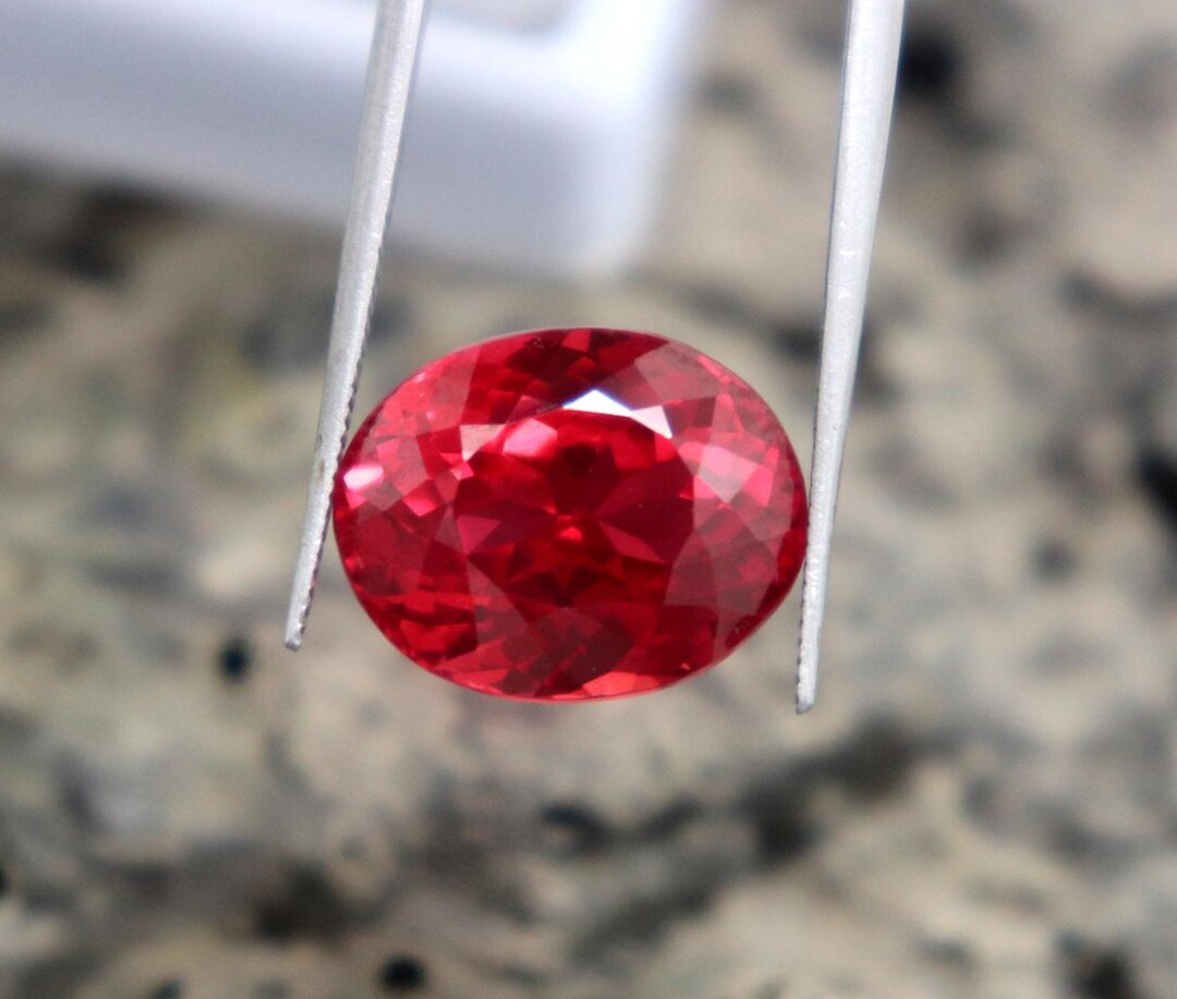 Ruby From Natural Ruby Gemstone Comes From Burma Red Ruby Loose Certified Stone ...
