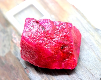Rubí sin cortar de 340 quilates, rubí natural de Mozambique, piedra preciosa en bruto, rubí extraído certificado, piedra rubí rosa, rubí en bruto, rubí rojo natural, rubí certificado