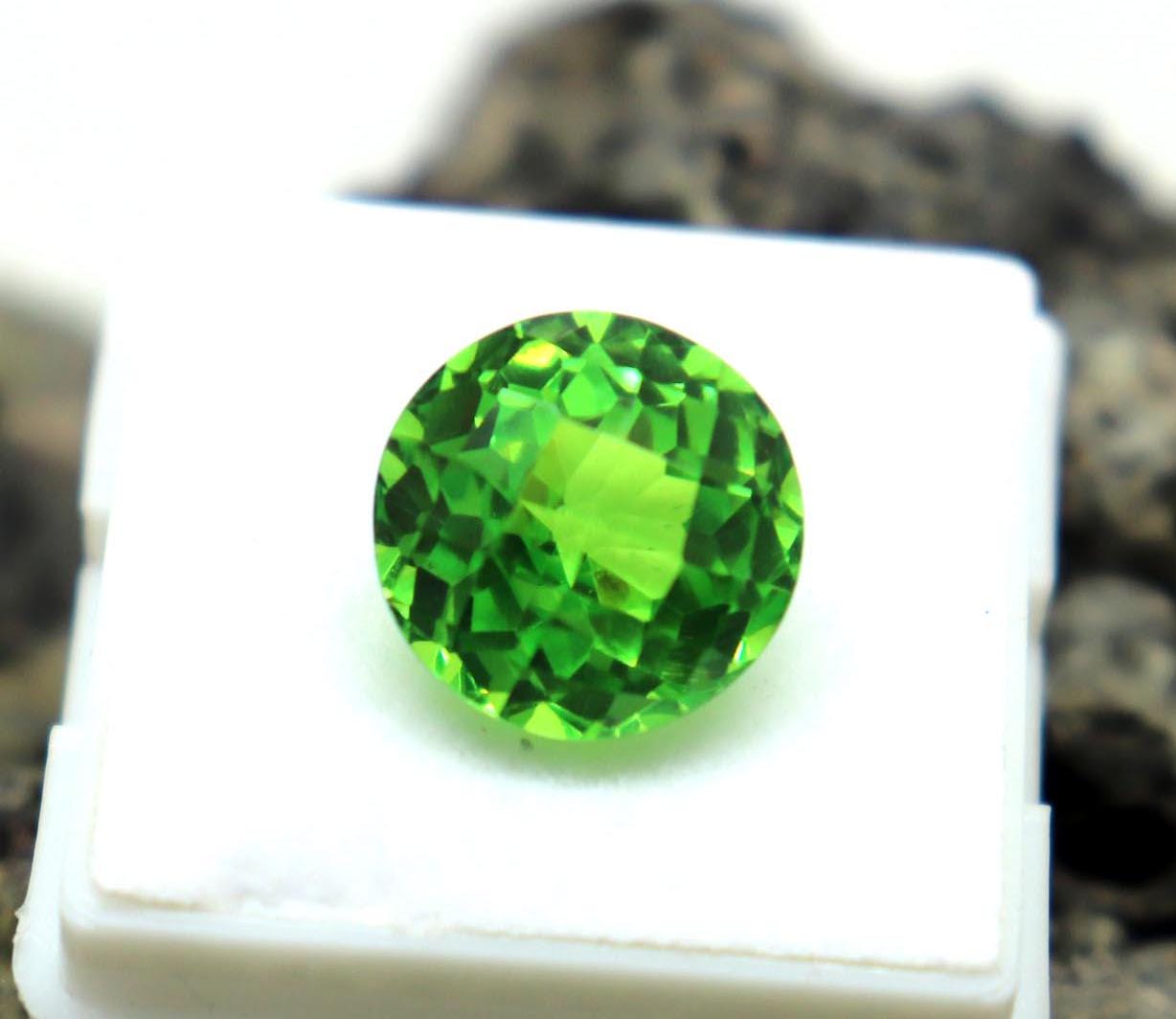 非常に美しいハニカムカットのラウンドシェイプペリドットグリーンジェムストーン11.6カラット認定ペリドットルースストーンファセットペリドット天然宝石リング  - Etsy 日本 6.25 ラッティ 5.65カラット 天然ペリドット ルースジェムストーン レディース メンズ フリーサイズ ジェムストーン 天然ペ