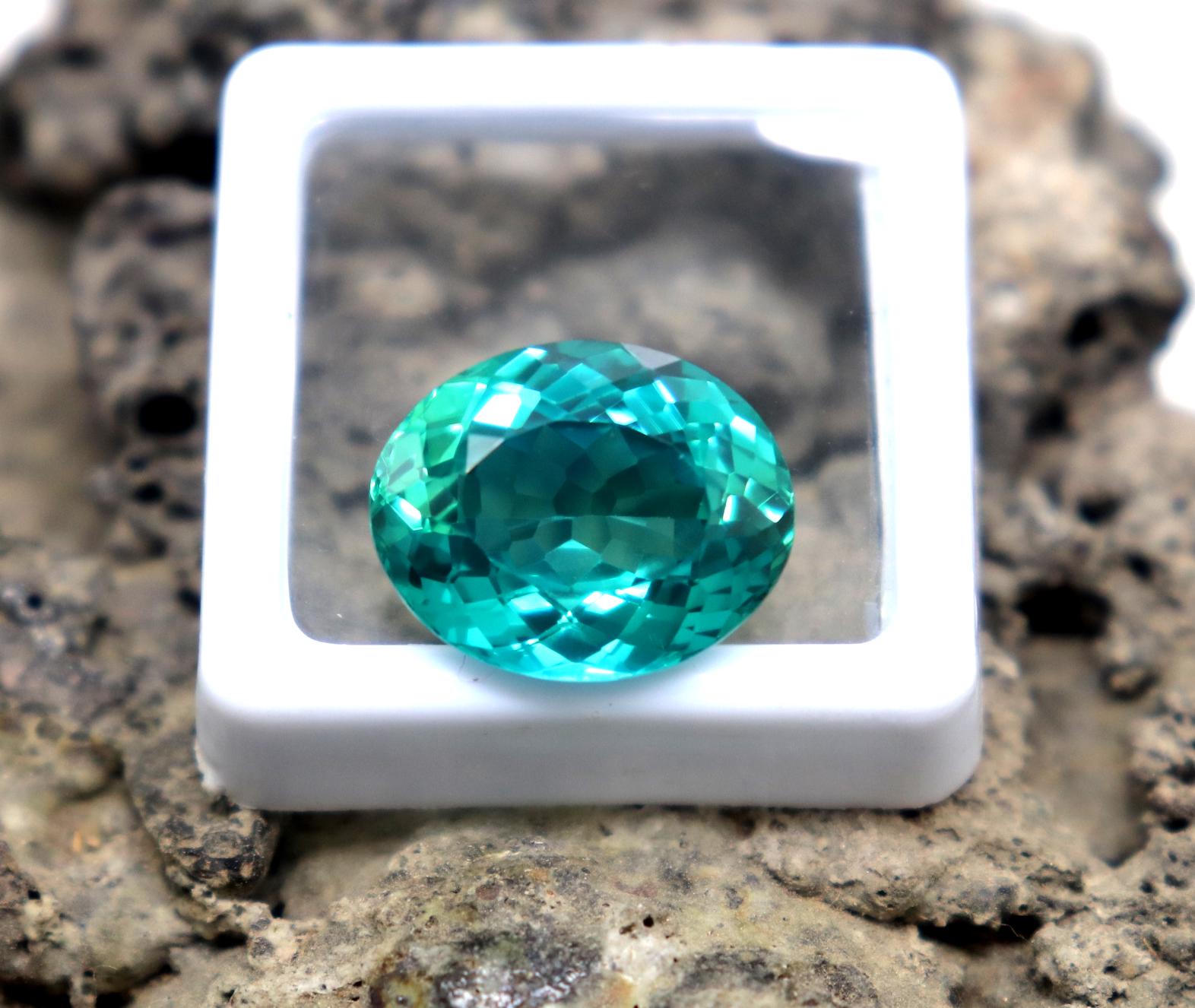 Rare Found Gemstone Grandidierite Loose Stone Certified Grandidierite Gem Oval Cut 13.2ct Faceted AAA Grandidierite Natural Gemstone