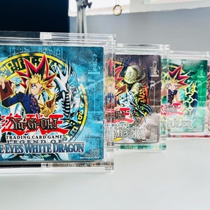 Boîte de présentation en acrylique Yugioh, paquet de 24 rehausseurs