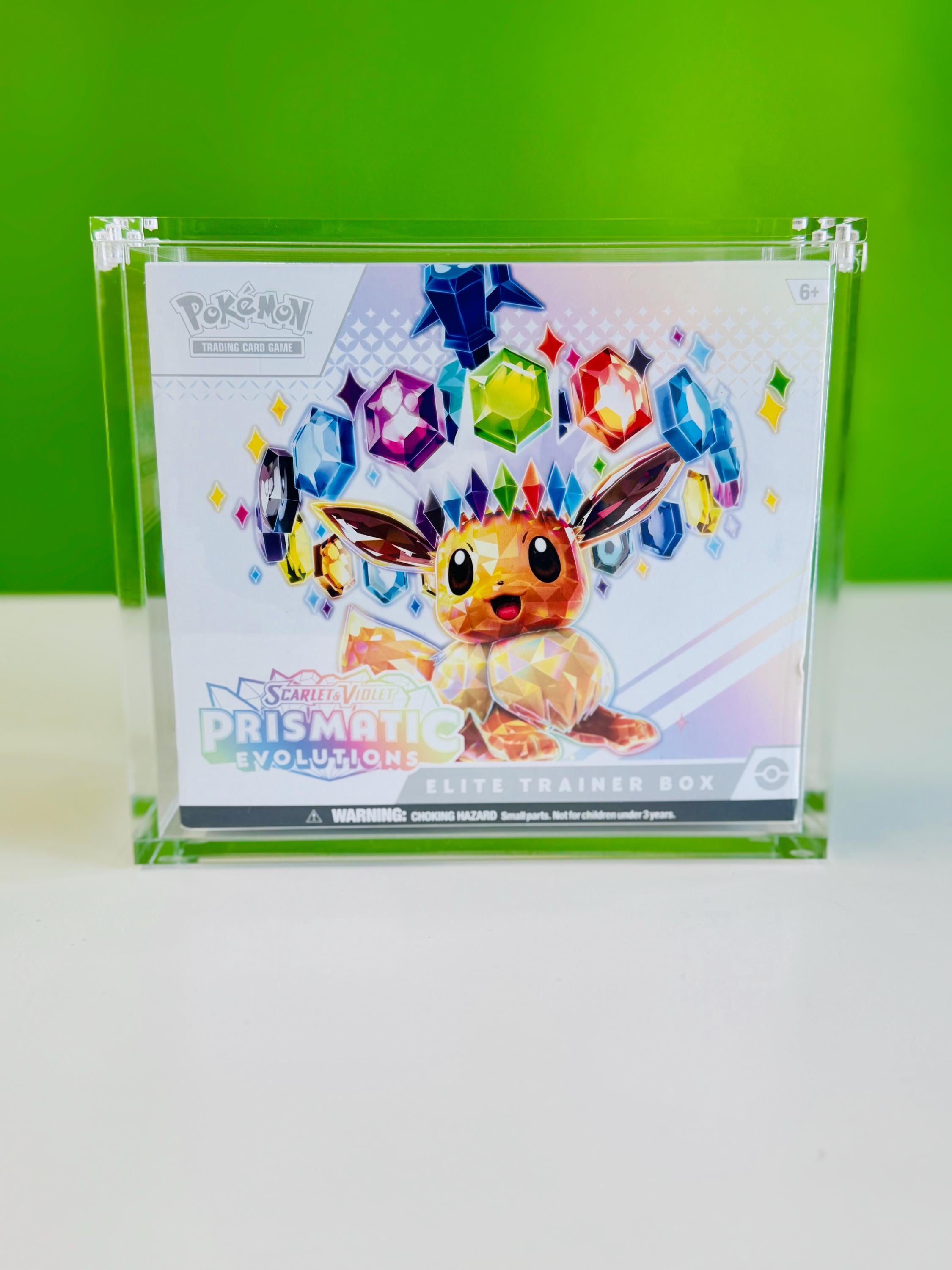 Custodia Trasparente Per ETB Pokémon - Espositore Impiilabile